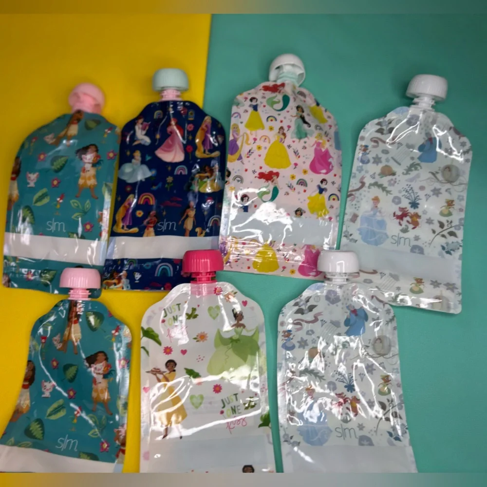 Simple Modern Disney‎ Princess Reusable Baby Food Pouches for Toddlers